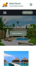 Mavix Resort (screenshot mobile)