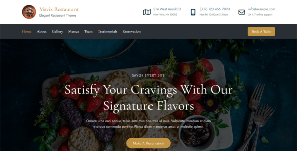 Mavix Restaurant (Creativ Themes)