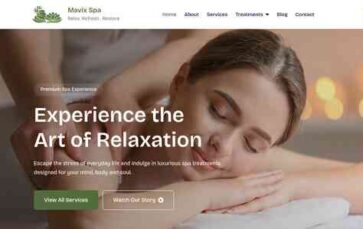Mavix Spa (screenshot desktop)