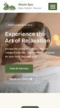 Mavix Spa (screenshot mobile)
