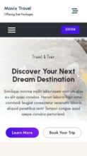 Mavix Travel (screenshot mobile)