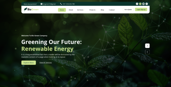 Bio Green Energy Pro (Creta Themes)