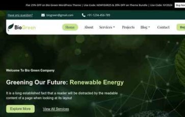 Bio Green Energy Pro (screenshot desktop)