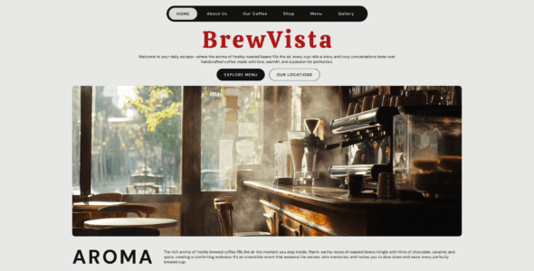 Coffee Shop Bistro Pro (Creta Themes)