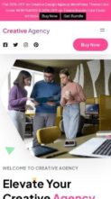 Screenshot Mobile Creative Design Agency Pro (screenshot mobile)