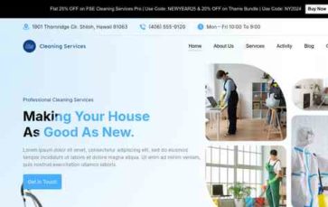 FSE Cleaning Services Pro (screenshot desktop)