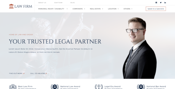 FSE Lawyer Firm Pro (Creta Themes)