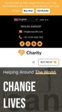 Screenshot Mobile FSE Nonprofit NGO Pro (screenshot mobile)