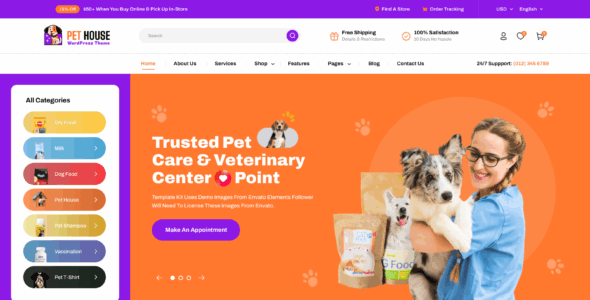 FSE Pet Shop Pro (Creta Themes)