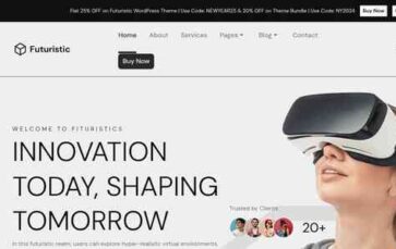 Futuristic Vision Pro (screenshot desktop)