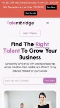 Job Recruitment Agency Pro (screenshot mobile)