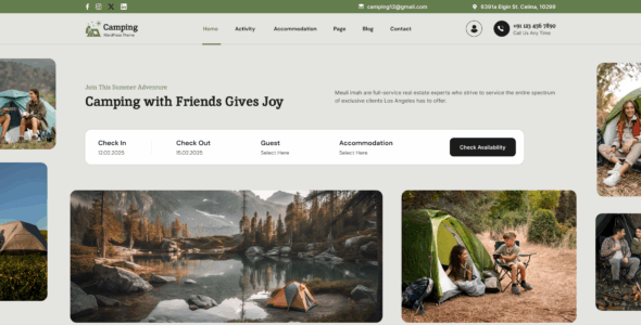 Outdoor Camping Pro (Creta Themes)