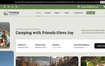 Outdoor Camping Pro (screenshot desktop)