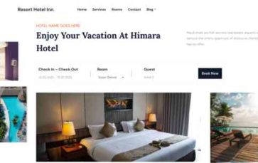 Resort Hotel Inn Pro (screenshot desktop)