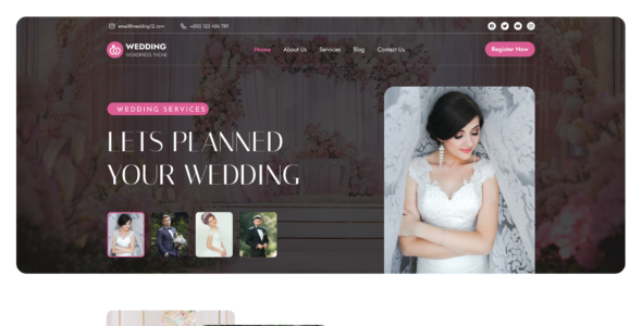 Wedding Planner Firm Pro (Creta Themes)