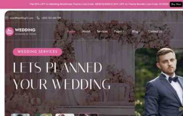 Wedding Planner Firm Pro (screenshot desktop)