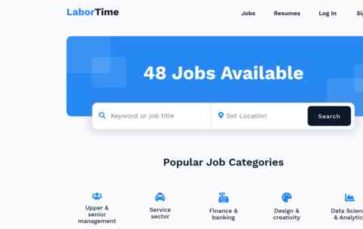 LaborTime (screenshot desktop)