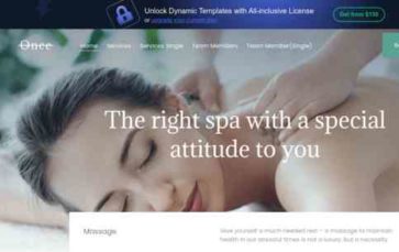 Once (Crocoblock) (screenshot desktop)