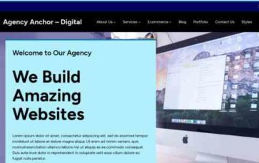 Agency Anchor (screenshot desktop)