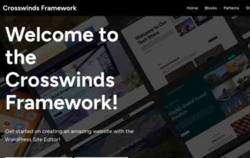 Crosswinds Framework (screenshot desktop)