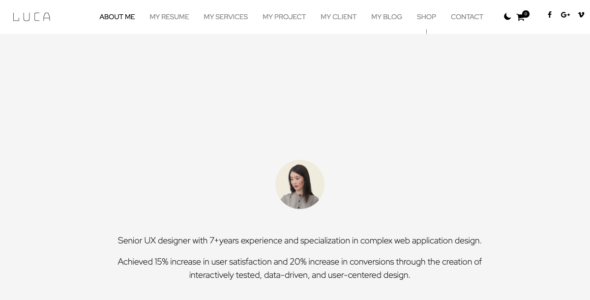 Luca Portfolio Pro (CRThemes)