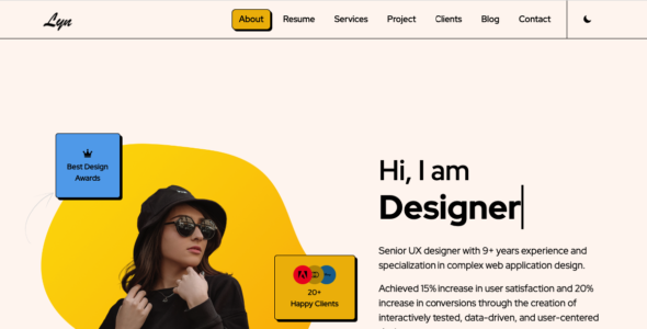 Lyn Portfolio (CRThemes)