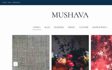 Mushava Magazine Blog Pro (screenshot desktop)