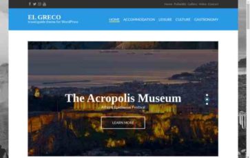 El Greco (CSSIgniter) - (screenshot desktop)