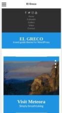 El Greco (CSSIgniter) - (screenshot mobile)