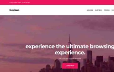 Roxima (screenshot desktop)