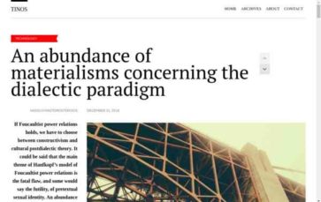 Tinos (screenshot desktop)