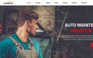 Automotive Repair (screenshot desktop)