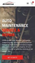 Automotive Repair (screenshot mobile)