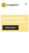 Screenshot Mobile Charity (CyberChimps) (screenshot mobile)
