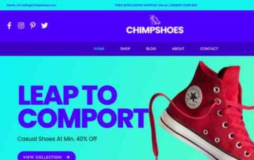 Chimpshoes (screenshot desktop)