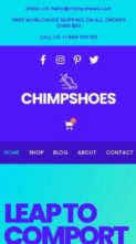 Chimpshoes (screenshot mobile)