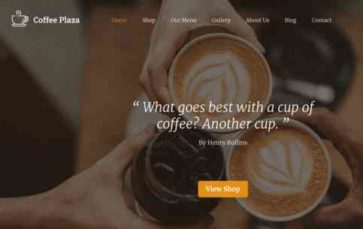 Screenshot Desktop Coffee Plaza (screenshot desktop)