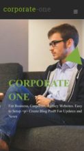 Corporate One (screenshot mobile)