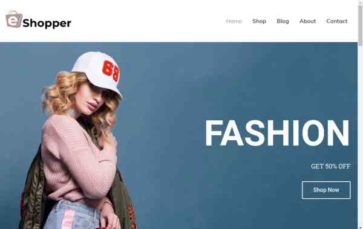 Ecommerce Fashion (screenshot desktop)
