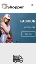 Ecommerce Fashion (screenshot mobile)