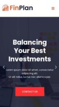 Finance Consulting (screenshot mobile)