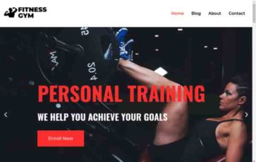 Fitness Gym (screenshot desktop)