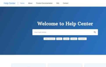 Help Documentation (screenshot desktop)