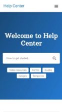 Help Documentation (screenshot mobile)