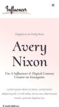 Screenshot Mobile Influencer (CyberChimps) (screenshot mobile)