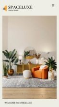 Interior Design Firm (CyberChimps) - (screenshot mobile)