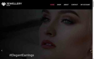 Jewelry Shop (CyberChimps) - (screenshot desktop)