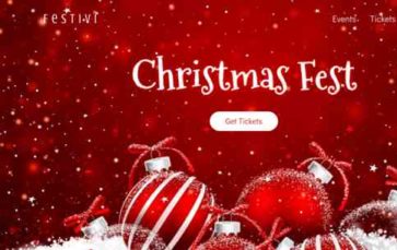 One Page Christmas (screenshot desktop)