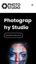 Photography Studio (CyberChimps) - (screenshot mobile)