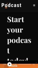 Podcast (CyberChimps) - (screenshot mobile)